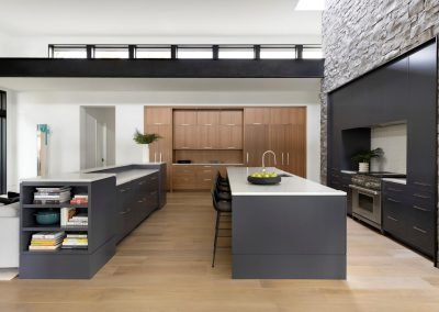 kitchen in Lake Minnetonka Mountain Modern home