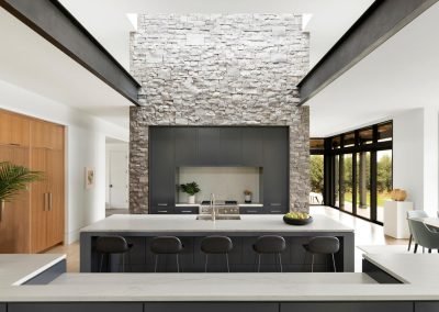 kitchen in Lake Minnetonka Mountain Modern home