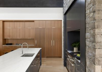 kitchen in Lake Minnetonka Mountain Modern home